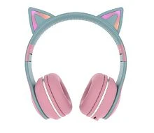 Наушники накладные MORE CHOICE HW25kids bluetooth 5.1 с микр. розовый