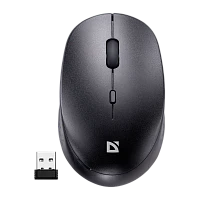 Мышь беспроводная Defender MB-027 Auris бесшумная bluetooth черный (1/40)