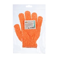 Мочалка для тела Рыжий кот перчатка нейлон оранжевый (1/48/288)