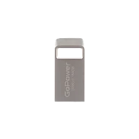 Флеш-накопитель GoPower MINI 64GB USB3.0 металл серебряный (1/50/1000)