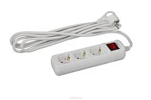 Удлинитель ЭРА U 3р.С/З 16A 3.0м с выкл. белый