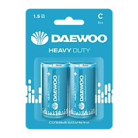 Батарейка Daewoo R14 C BL2 Heavy Duty 1.5V (2/24/192)