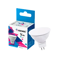 Лампа светодиодная Космос JCDR GU5.3 14W 4500К 220-240V софит матовая (1/10/80)