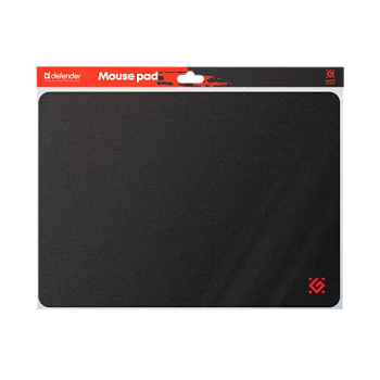 Коврик для мыши Defender Black S 250х350х3 черный (1/100)
