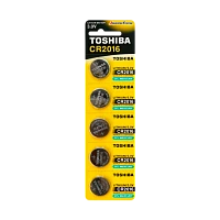Батарейка Toshiba CR2016 BL5 Lithium 3V (5/100/12000)