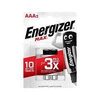 Батарейка Energizer MAX LR03 AAA BL2 Alkaline 1.5V (2/24)