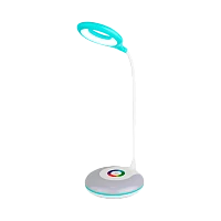 Светильник настольный Ultraflash UF-752 6W на основании сенс. 3 ур.ярк. голубой (1/20)