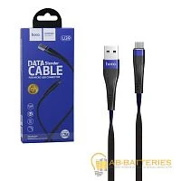 Кабель HOCO U39 USB (m)-microUSB (m) 1.2м 2.4A ткань синий (1/24/240)