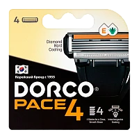 Сменные кассеты DORCO "PACE4" 4 лезвия 4шт. (цена за 1 шт) (4/24)