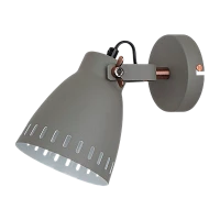 Светильник настенный Camelion WML-428-1 New York 40W 230V E27 серый (1/20)