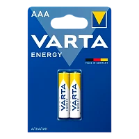 Батарейка Varta ENERGY LR03 AAA BL2 Alkaline 1.5V (4103) (2/20/100)