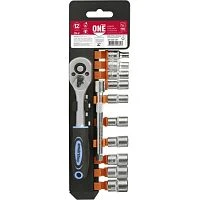 Набор головок с трещоткой Smartbuy ONE 12 предметов 1/4"