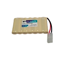 Аккумулятор  ET RC-8410VTB PK1 белый большой, 8.4В, 1000мАч, Ni-Cd, 8D-AA1000