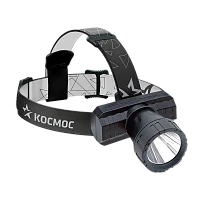 Фонарь налобный Космос KocAcHead3W 3W ХРЕ от аккумулятора черный (1/60/120)