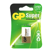 Батарейка GP Super Крона 6LR61 BL1 Alkaline 9V (1/10/200)