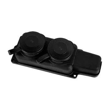 Колодка Volsten 2р.С/З со шторкой каучук черный (1/26)