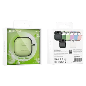 Наушники вставные Borofone BW29 bluetooth 5.3 с микр. зеленый (1/22/132)