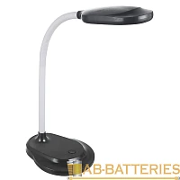 Светильник настольный Ultraflash UF-735 9W 230V на основании сенс. черный