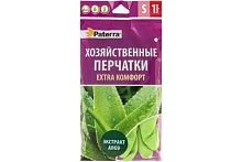 Перчатки Paterra L резина с алоэ 1 пара в упаковке (1/60)