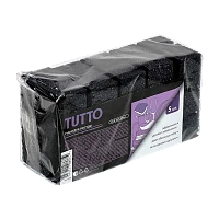 Губка для посуды TUTTO 9.5х6.5см 5шт. черный (1/40)