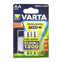 Аккумулятор предзаряженный RTU Varta HR6 AA BL2 NI-MH 1600mAh (2/20/200)