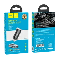 Автомобильное З/У HOCO Z32B 1USB/Type-C 4.0A 20W QC3.0 черный (1/14/140)