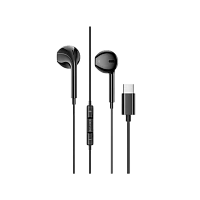 Наушники вставные Borofone BM60 с микр. Type-C (m) черный (1/60/240)