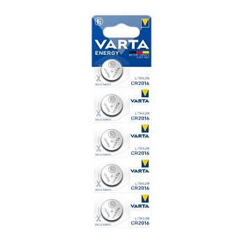 Батарейка Varta ENERGY CR2016 BL5 Lithium 3V (6016) (5/100/500)