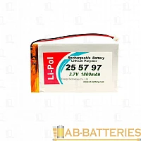 Аккумулятор ET LP255797-PCM Li-Pol, 3.7В, 1800мАч (1/90/180)