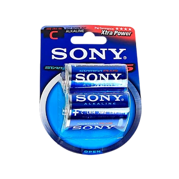 Батарейка Sony Stamina Plus LR14 C BL2 Alkaline 1.5V (2/24/96)