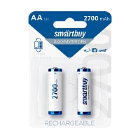 Аккумулятор бытовой Smartbuy HR6 AA BL2 NI-MH 2100mAh (2/24/240)