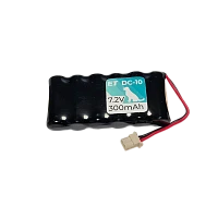 Аккумулятор ET DC-10 PK1, 7.2В, 300мАч в ряд