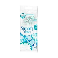 Бритва одноразовая Gillette "VENUS Simply 2 (Satin Care)" 2 лезвия ENG 4шт. (1/12)