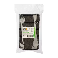 Губка для посуды Рыжий кот KS-07 95х65х30мм 5шт. черный (1/21/105)