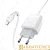 Сетевое З/У HOCO C72Q 1USB 2.4A 18W QC3.0 с кабелем microUSB белый (1/30/180)