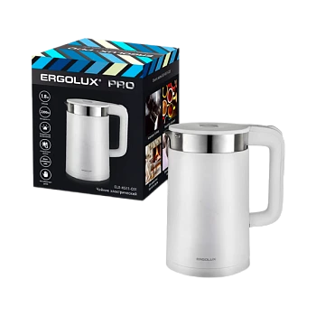 Электрочайник Ergolux ELX-KS11-C01 2200W 1.8л белый (1/12)