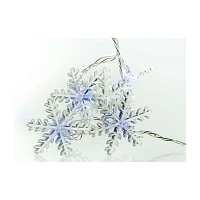 Гирлянда Без бренда LD030M-SW 30LED 1.8м Снежинка