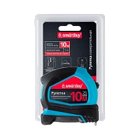 Рулетка измерительная Smartbuy Tools 10м*25мм пластик прорезиненная синий