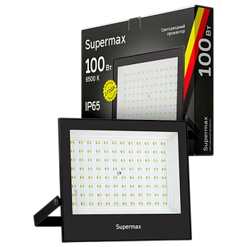 Прожектор светодиодный Supermax 100W IP65 6500К дневной (1/20)