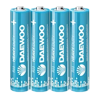 Батарейка Daewoo R03 AAA Shrink 4 Heavy Duty 1.5V (4/40/960)