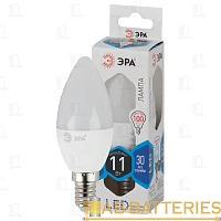 Лампа светодиодная ЭРА B35 E14 11W 4000К 170-265V свеча