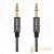 Кабель AUX Borofone BL3 Jack 3.5mm (m)-Jack 3.5mm (m) 1.0м нейлон серый (1/50/200)