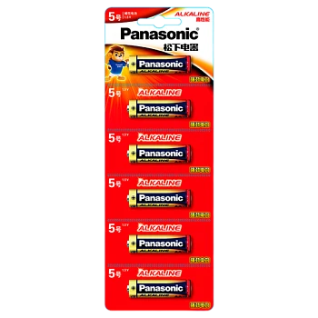 Батарейка Panasonic LR6 AA BL6 1.5V отрывные CN (Китай) (6/72/216)