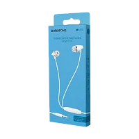 Наушники внутриканальные Borofone BM25 с микр. белый (1/72/288)