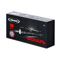 Фонарь универсальный Облик 202 1LED от аккумулятора черный