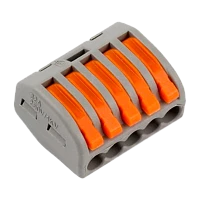 Строительно-монтажная клемма с рычажками, 5 отверстий (цена за 1 шт.) (50/1000)