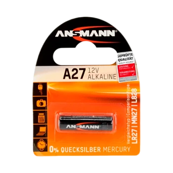 Батарейка Ansmann LR27/A27/MN27 BL1 Alkaline 12V (1/10/480)