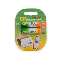Аккумулятор бытовой GP HR6 AA BL2 NI-MH 1800mAh в пластиковой упаковке (2/20/200) R