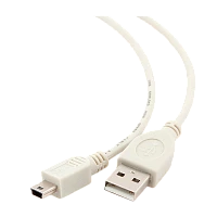 Кабель Smartbuy K-640 USB (m)-miniUSB (m) 1.8м 2.1A силикон прозрачный (1/200)