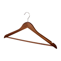 Вешалка-плечики Рыжий кот с перекладиной темно-коричневый (1/120)